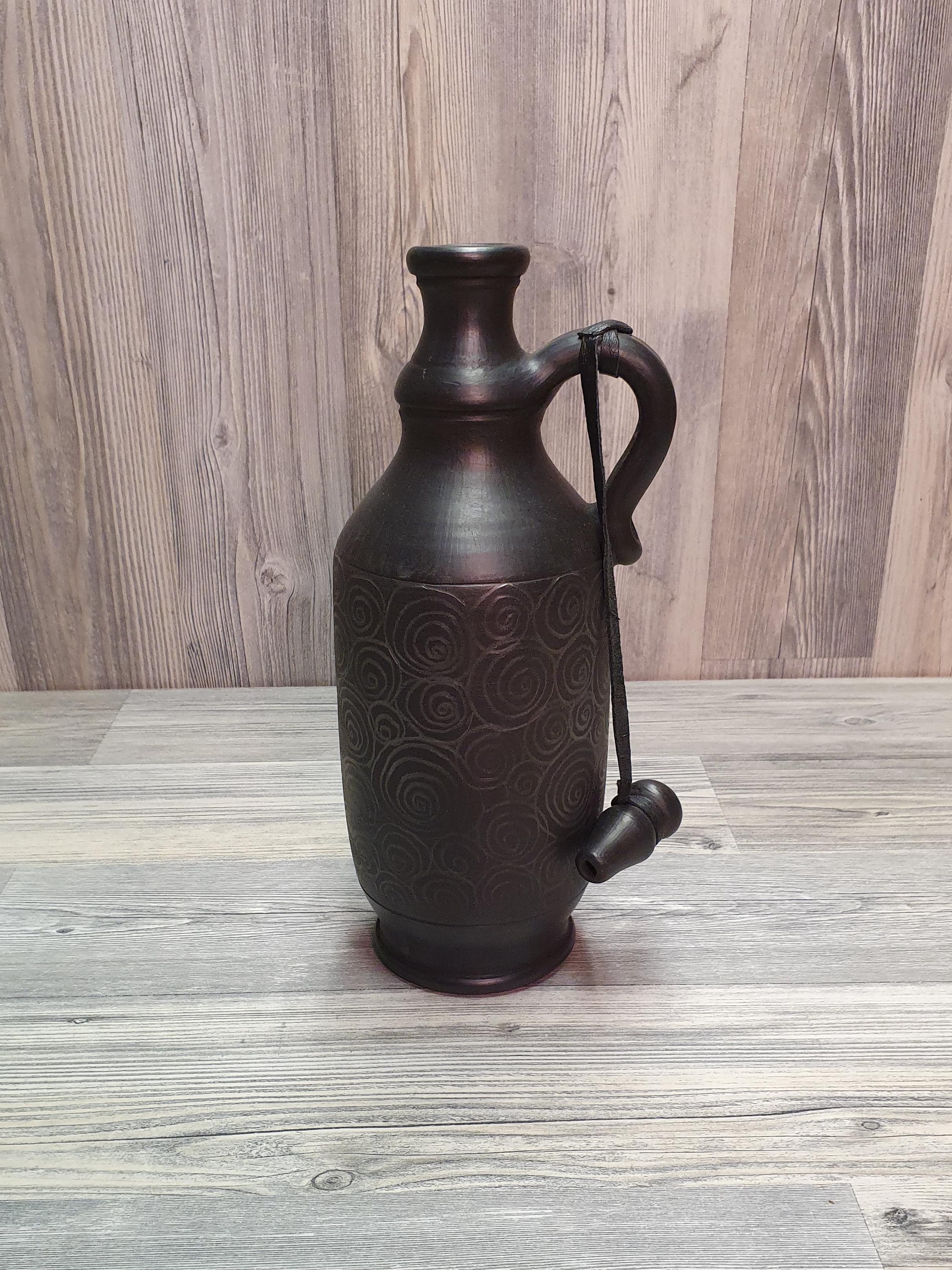 Штоф из глины ручная работа (5213) - фото 6 Штоф из глины ручная работа (5213) - фото 6