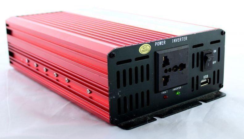 Інвертор автомобільний універсальний AC/DC AR 2500 W 12 V Червоний (3-1-3052) - фото 3 Інвертор автомобільний універсальний AC/DC AR 2500 W 12 V Червоний (3-1-3052) - фото 3