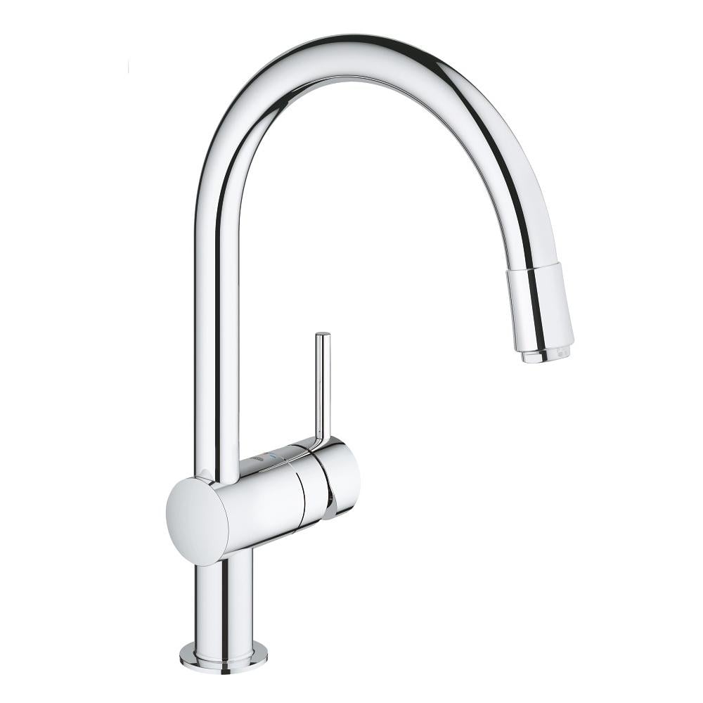 Смеситель для кухни Grohe Minta 32918000 с видвижной лейкой Хром (111392) Смеситель для кухни Grohe Minta 32918000 с видвижной лейкой Хром (111392)