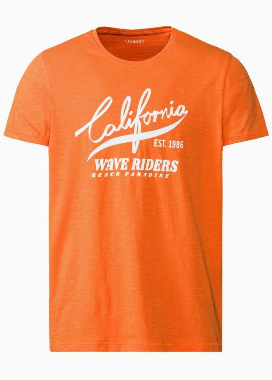 Футболка чоловіча Livergy бавовняна XL Помаранчевий (354332_017)