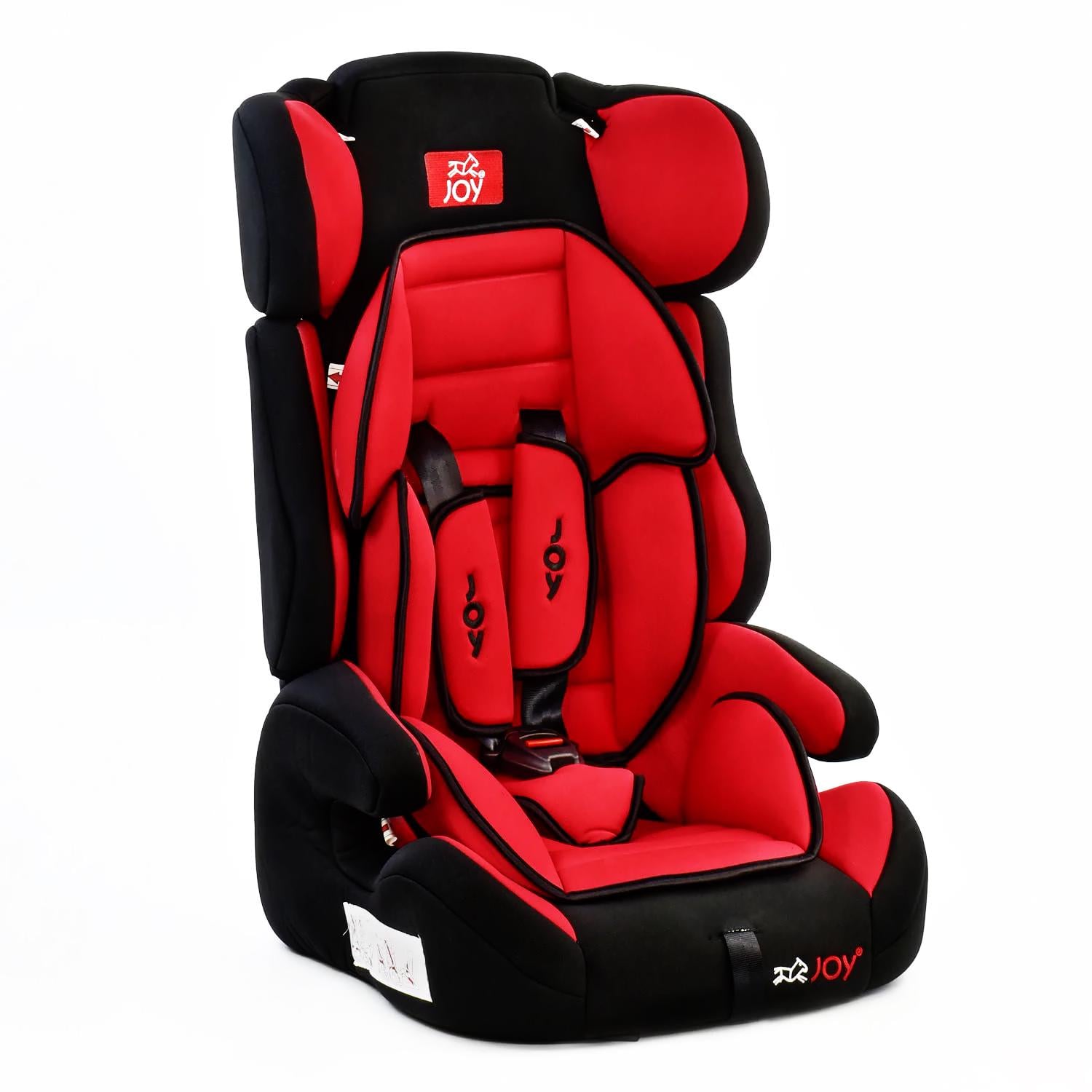 Автокресло детское Joy универсальное с бустером группа 1/2/3 9-36 кг Red/Black (69060)