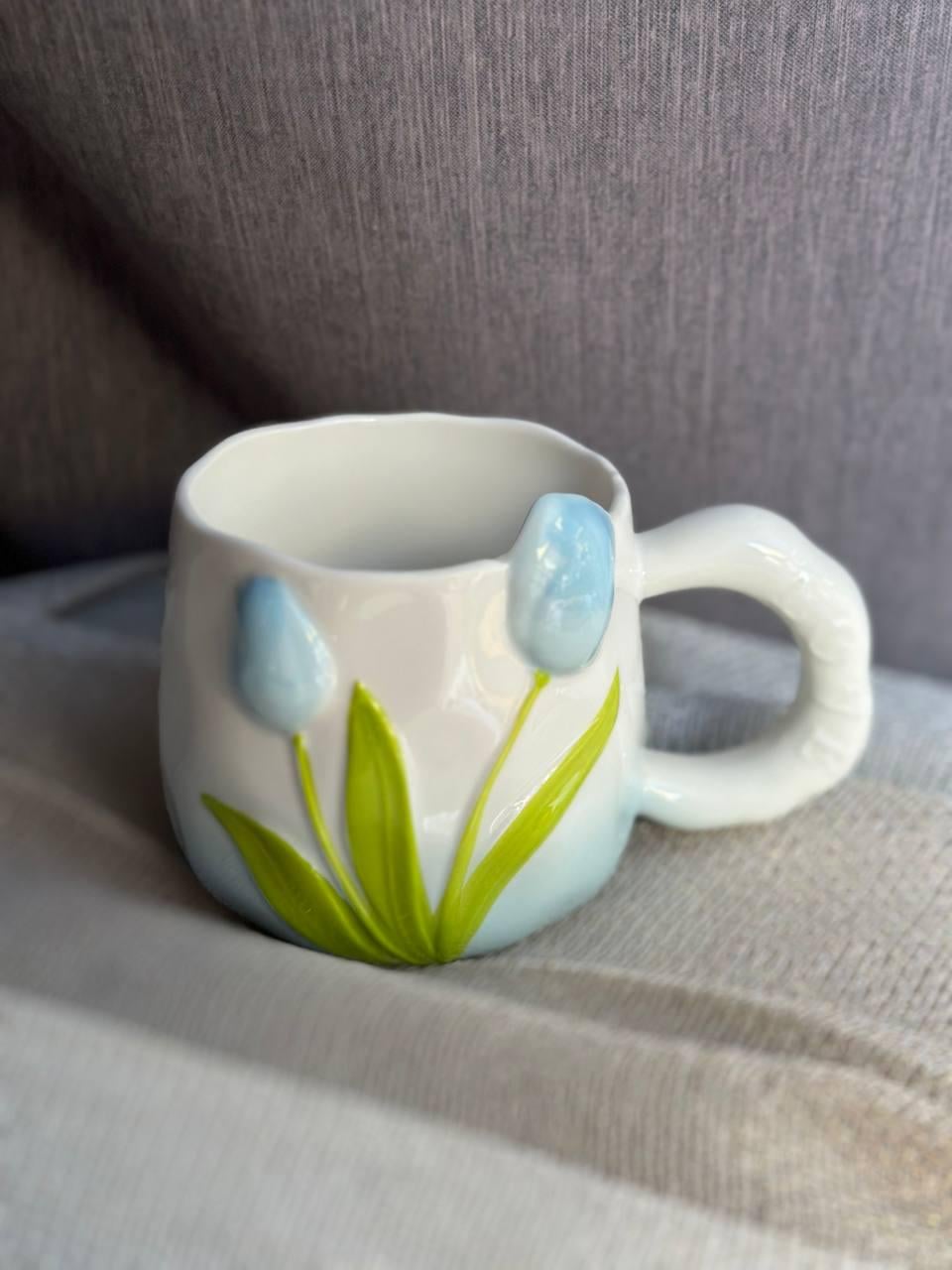 Кружка Olens Галант-тюльпан керамика 400 мл (8030-390-1)