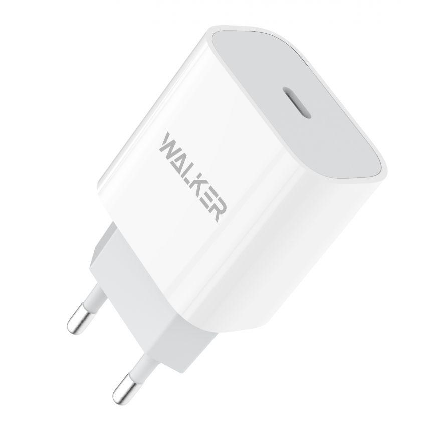 Мережевий зарядний пристрій Walker WH-39 PD/3,0A/20W White