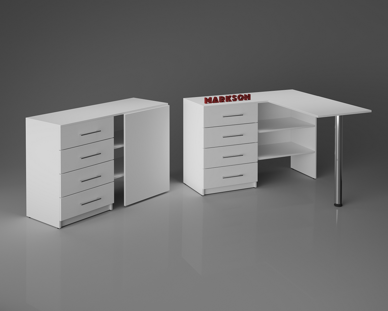 Стол-комод М137 со складывающейся столешницей (М137) - фото 2