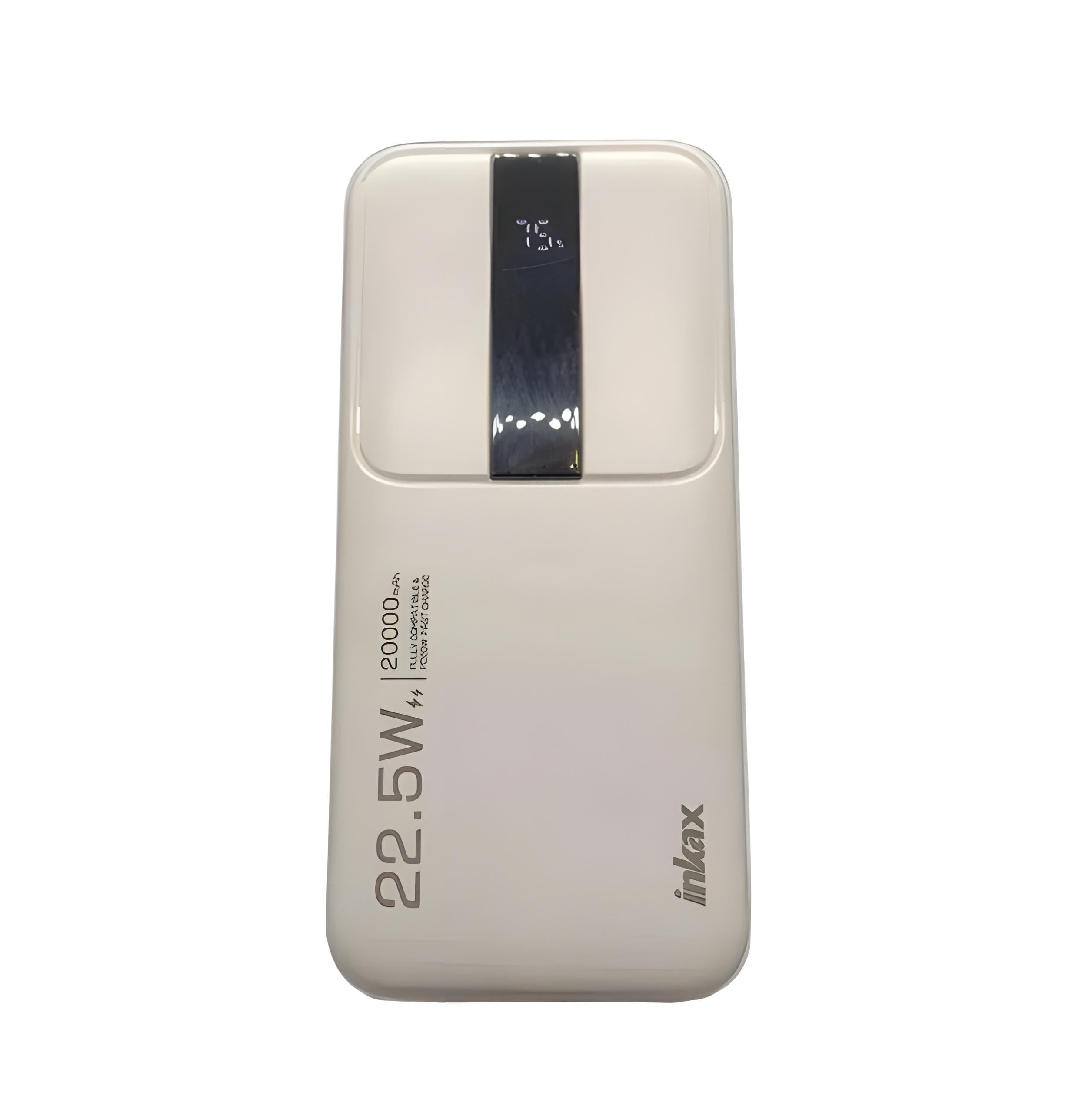 Повербанк Inkax PBQ-09 20000 mAh QC3.0 22.5W Led White (784779816)