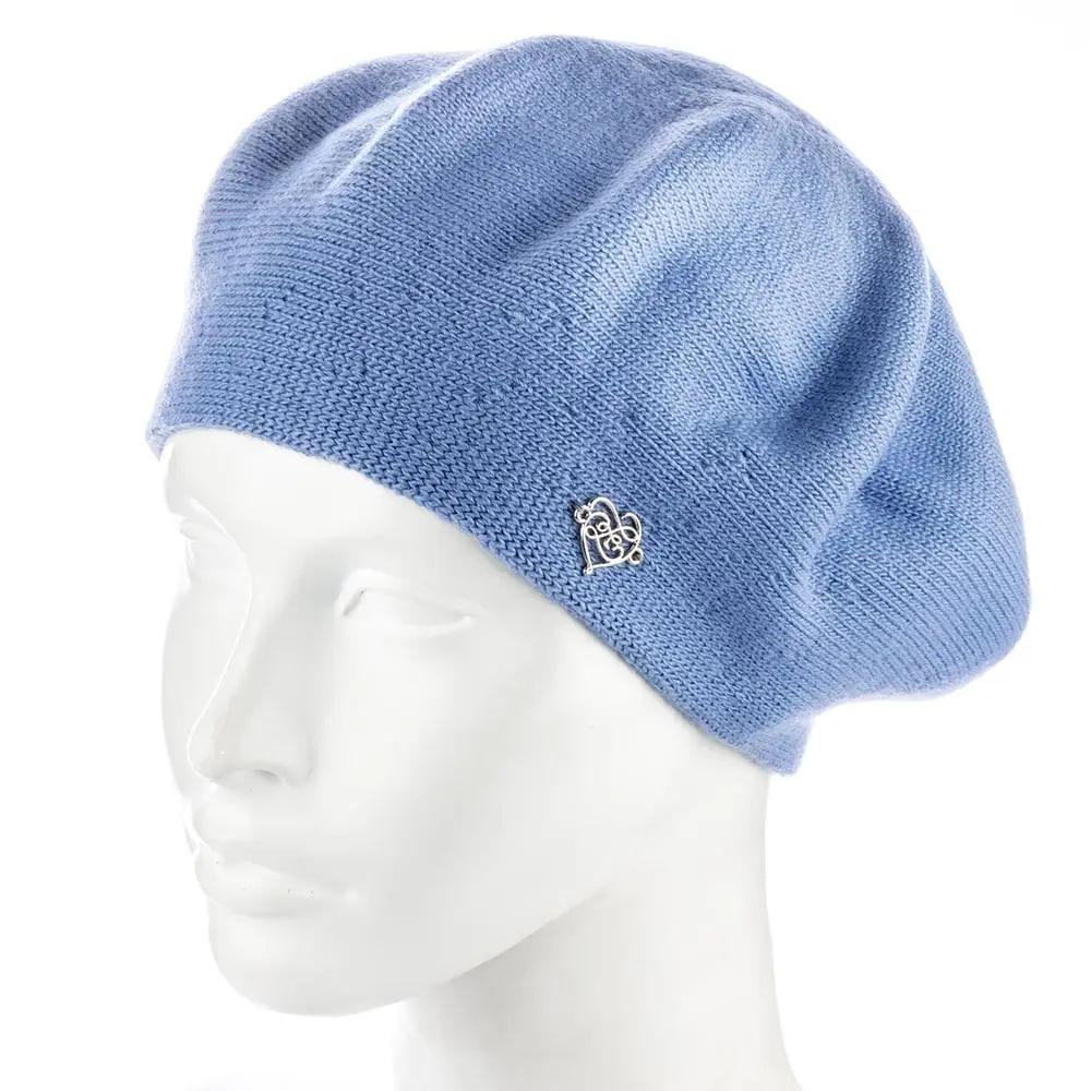 Берет  в'язаний жіночий Zolly ZH218 one size Денім