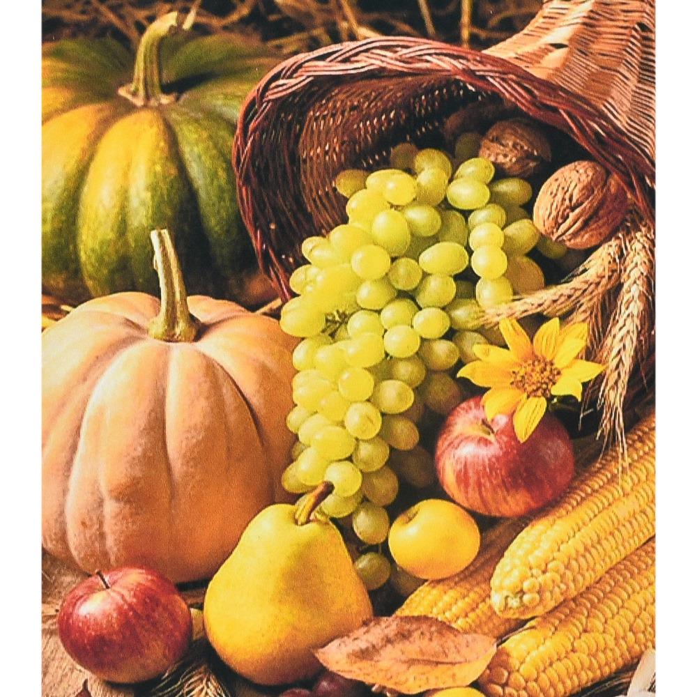 Картина по номерам Strateg Осенний урожай бриллиантовая вышивка мозаика 40х50 см (VM-127-A-264)