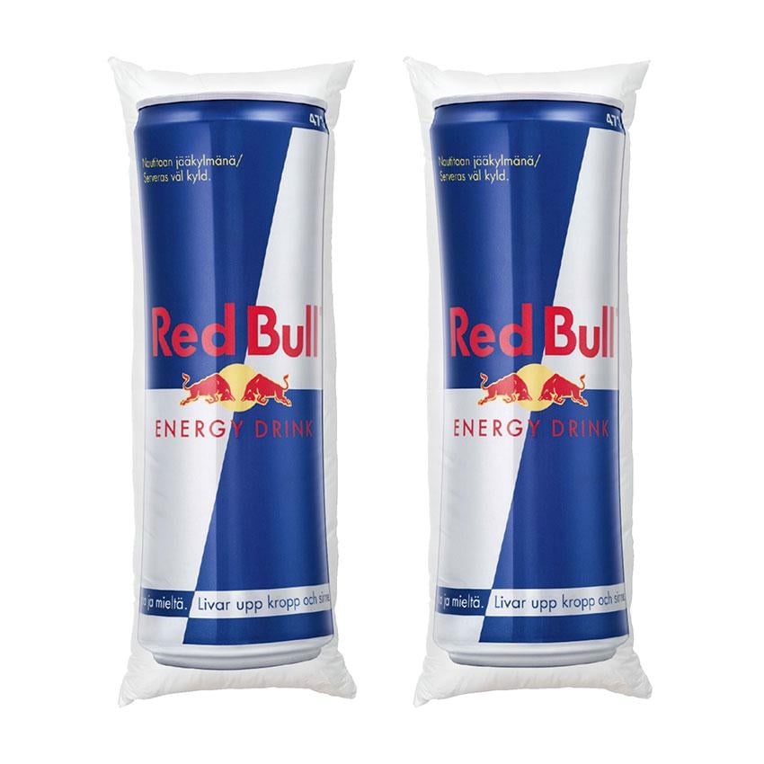 Подушка дакимакура Энергетический напиток Red Bulls габардин 120х40 см (111861-1)