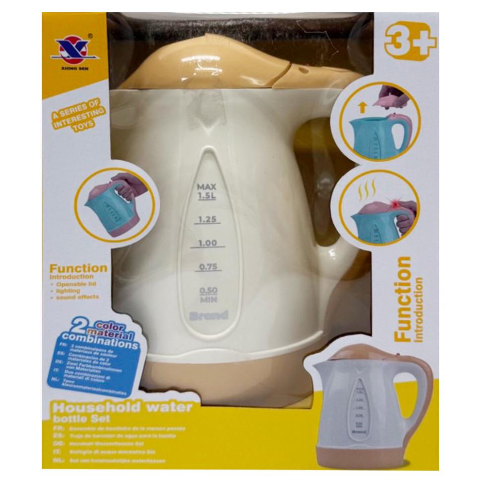 Игрушечный чайник Bambi Белый со светом и звуком (IM-176-M-987)