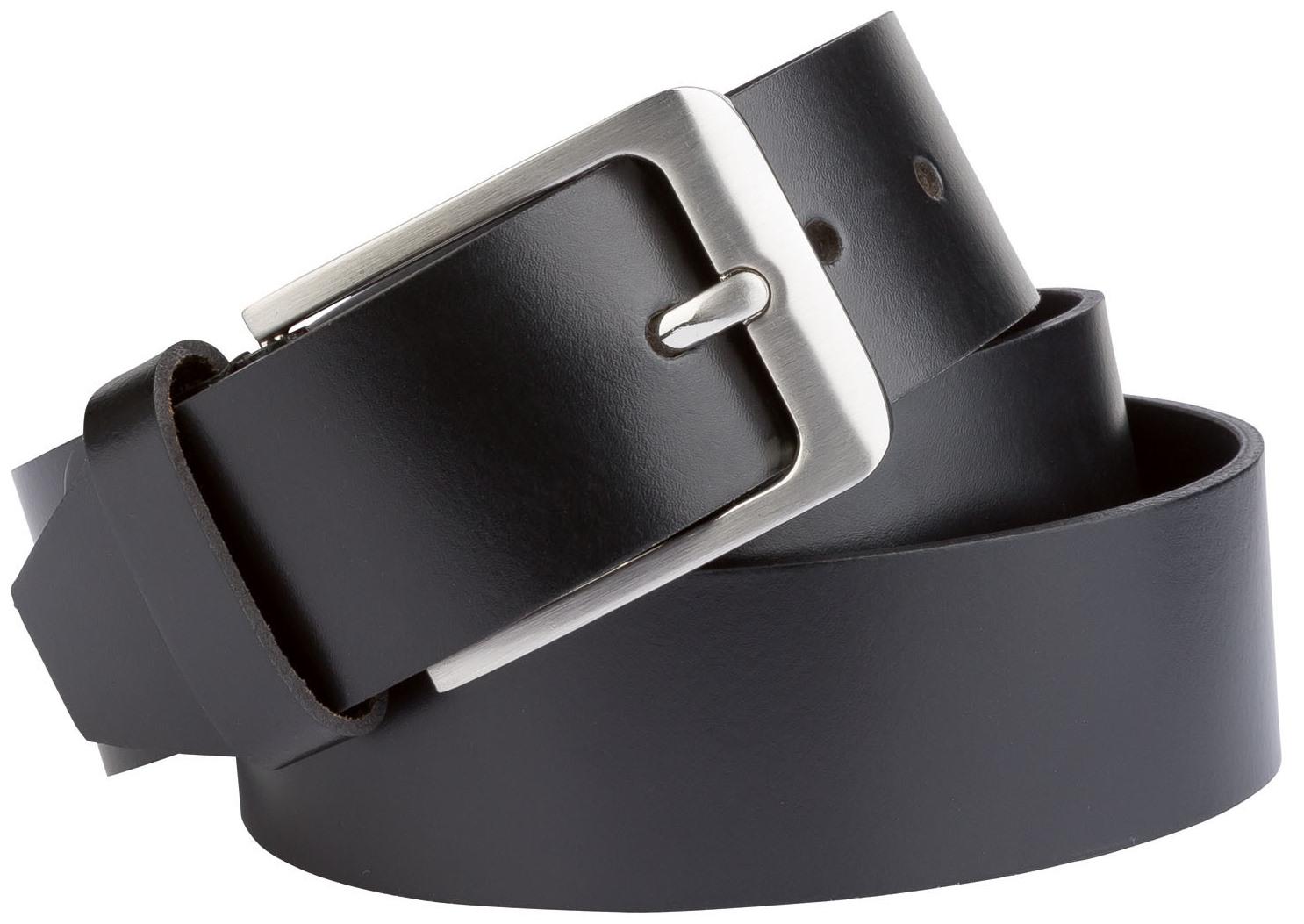 Чоловічий ремінь Livergy шкіряний Чорний (IAN363262)
