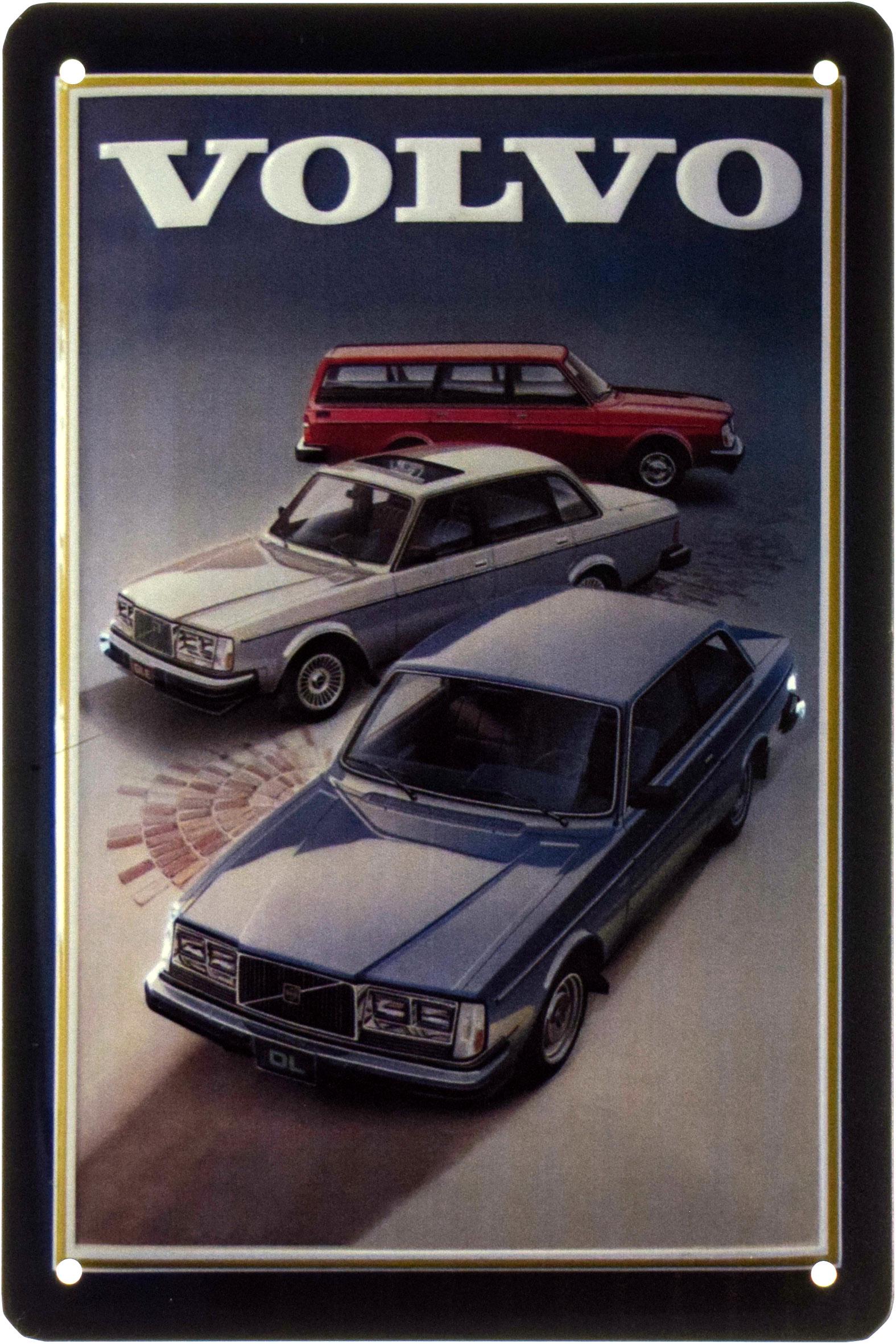 Металева табличка Volvo DL 20x30 см