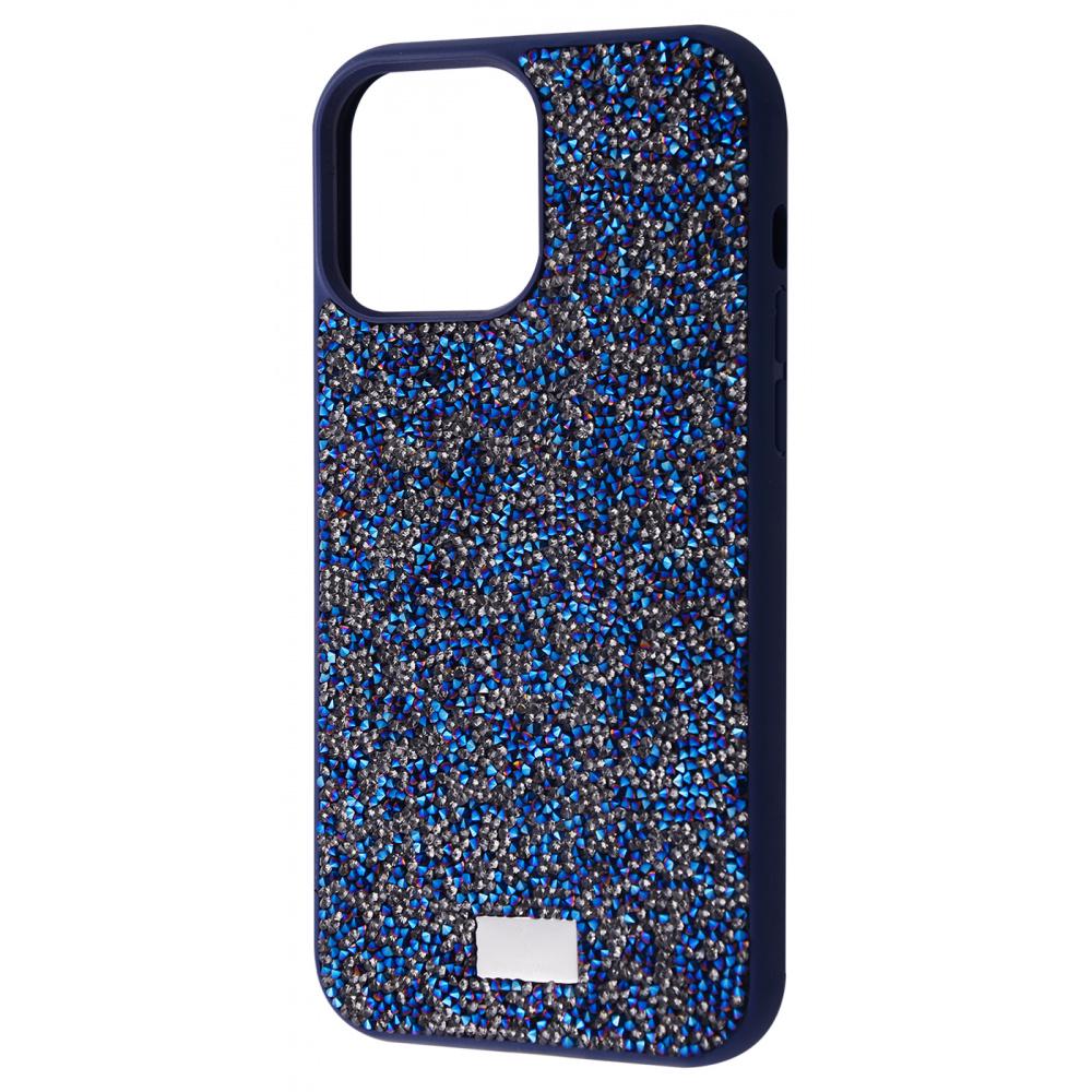 ᐉ Чехол с камнями и блёстками Bling World ROCK DIAMOND iPhone 13 Pro Max  navy Синий • Купить в Киеве, Украине • Лучшая цена в Эпицентр