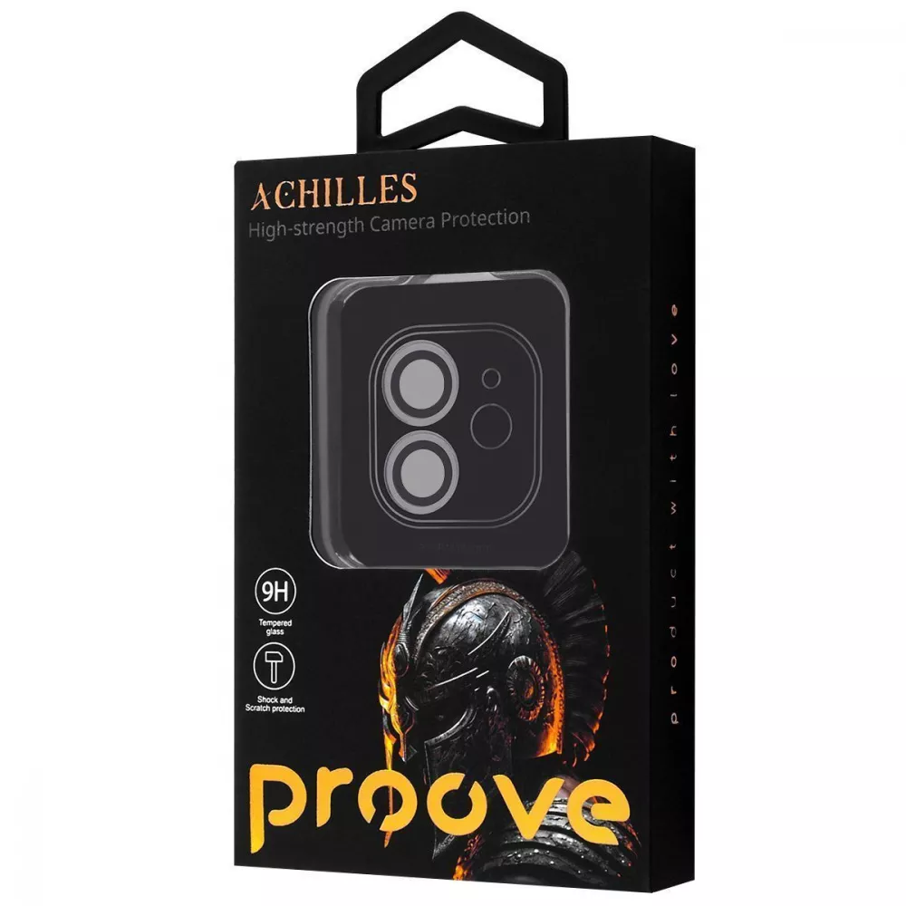 Захист камери смартфона Proove Achilles для iPhone 11/12/12 mini Black - фото 2