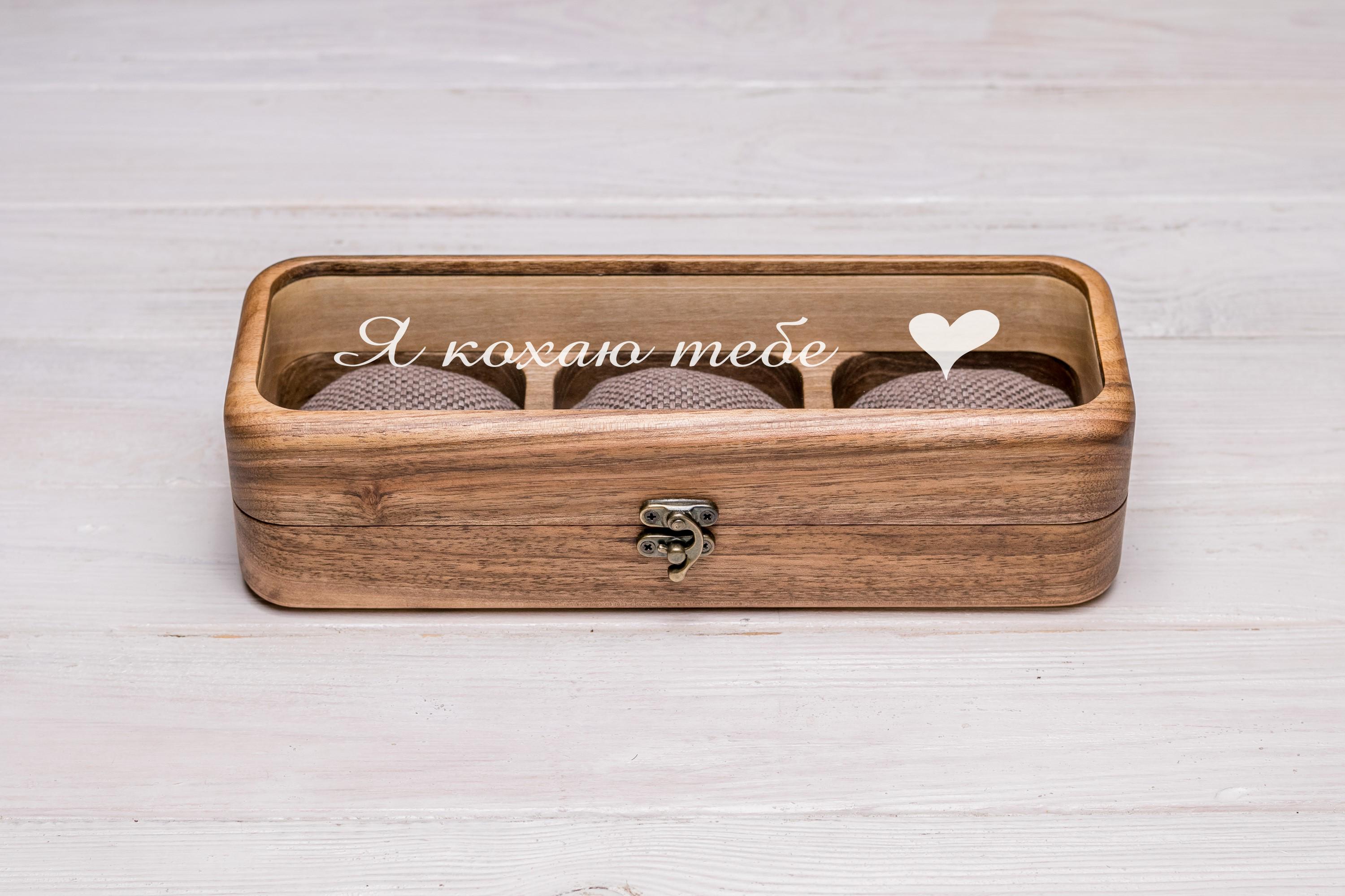 Шкатулка EcoWalnut для часов с индивидуальным логотипом (EB-14.3.1)