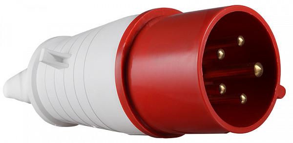 Вилка силовая переносная АСКО-УКРЕМ A0080010003 16А 3Р+N+РЕ