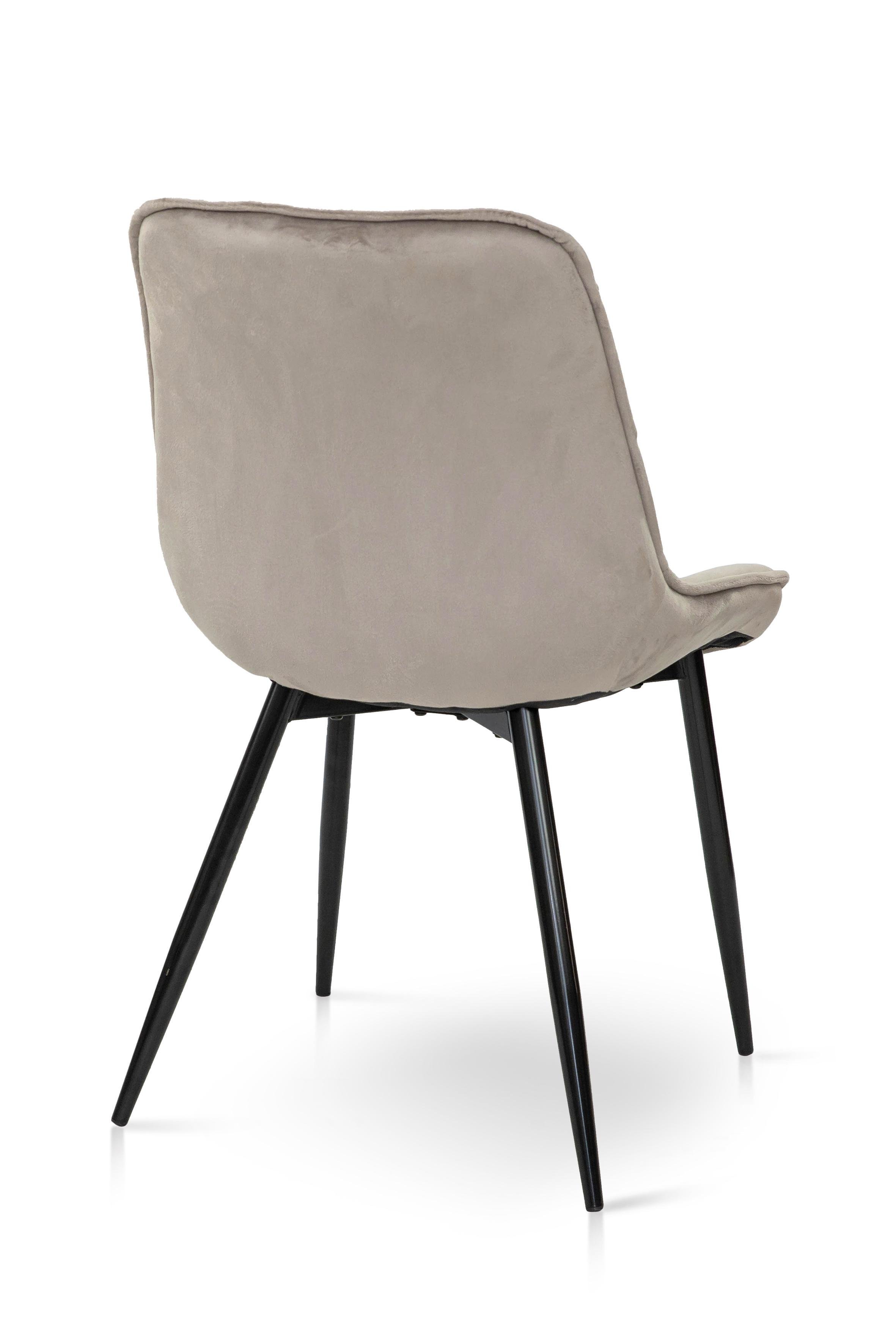 Стілець для кухні та вітальні ГРЕЙС Прадо-R 500х910х580 мм Чорний/Бежевий (GAА0057240) - фото 10 Стілець для кухні та вітальні ГРЕЙС Прадо-R 500х910х580 мм Чорний/Бежевий (GAА0057240) - фото 10