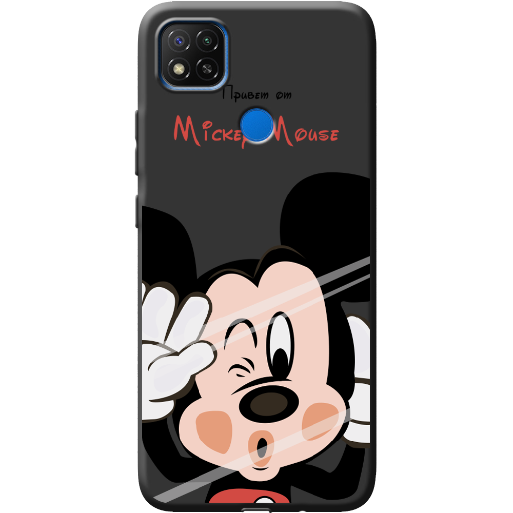 Чехол Boxface Xiaomi Redmi 9C Mister M Черный силикон (40879-cc58-41176)