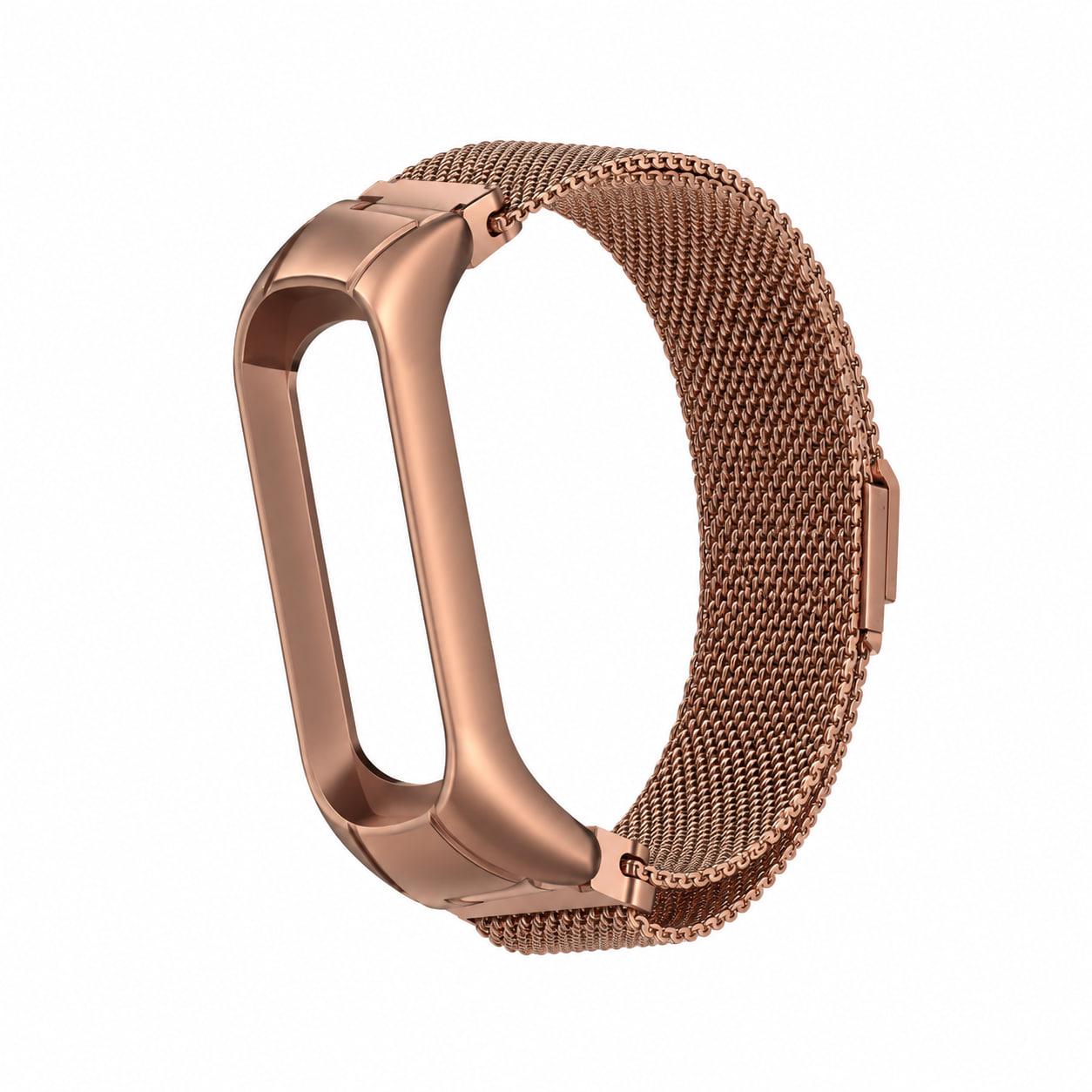 Ремешок миланская петля Mi Band 4 Red-Rose (000146932)