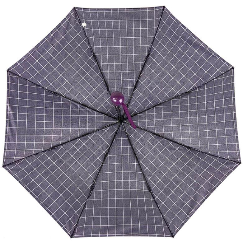 Зонт складной Checkers полуавтомат 8 спиц d 98 см Violet (30281) - фото 4 Зонт складной Checkers полуавтомат 8 спиц d 98 см Violet (30281) - фото 4