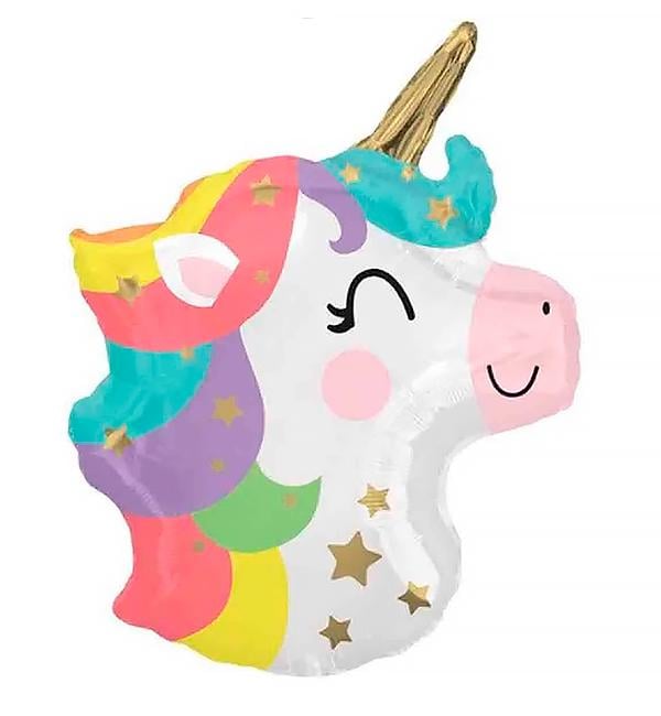 Воздушный шар Единорог 66x48 см Радужный (12403777) Воздушный шар Единорог 66x48 см Радужный (12403777)