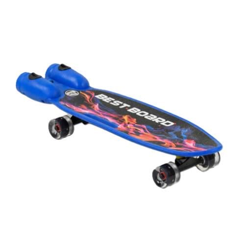 Скейтборд Best Board S-00605/4 с музыкой и дымом/USB зарядка/аккумуляторная батарея/колеса PU со светом 60х45 мм (24612111)