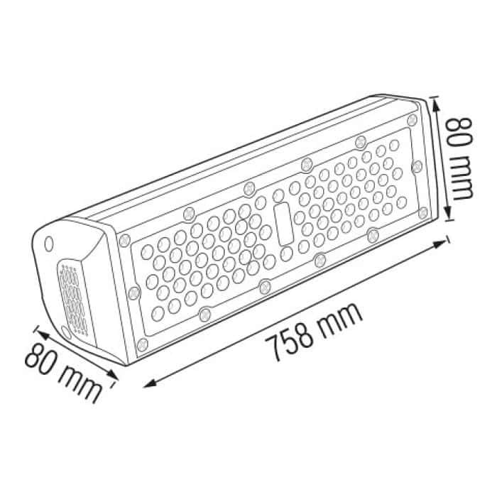 Светильник промышленный светодиодный HOROZ ELECTRIC ZEUGMA-150 подвесной дневной свет 150W 6400К Черный - фото 2