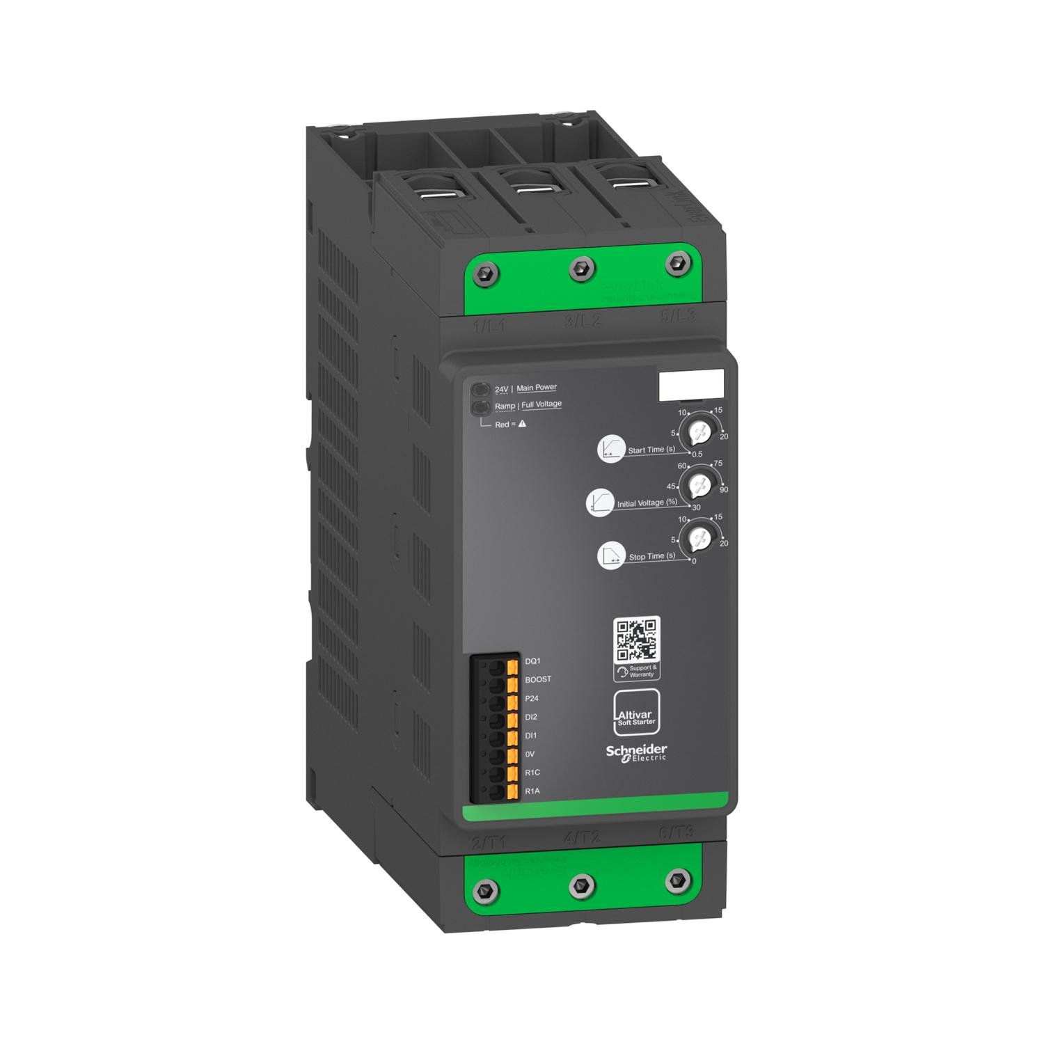 Устройство плавного пуска Schneider Electric ATS135 3Ф 80A 45 кВт 440 В (ATS130N2D80LT)