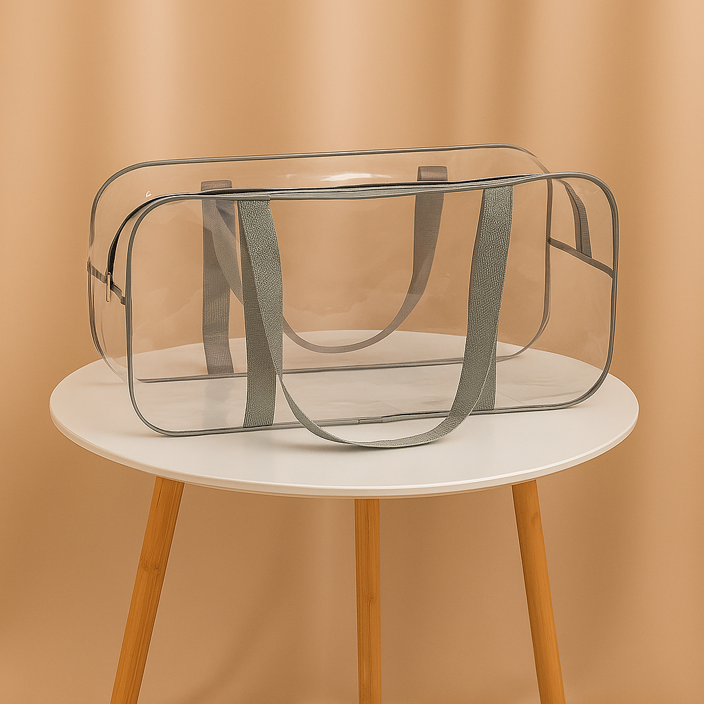 Сумка в роддом с усиленными ручками XL 50х23х32 см Серый (1687709888)