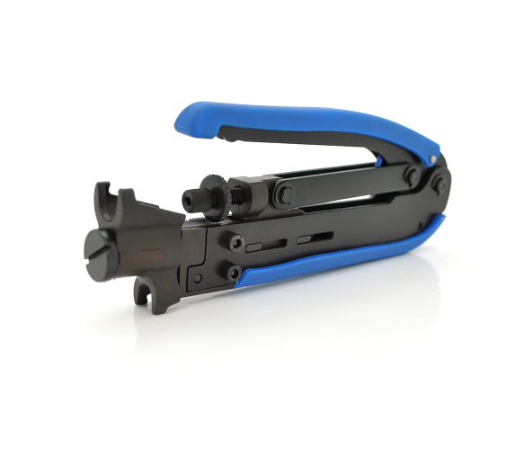 Инструмент Ritar HT-H548 для монтажа компрессионных разъемов RG-59/RG-6/RG-11 F Black/Blue (YT-HT-H548)