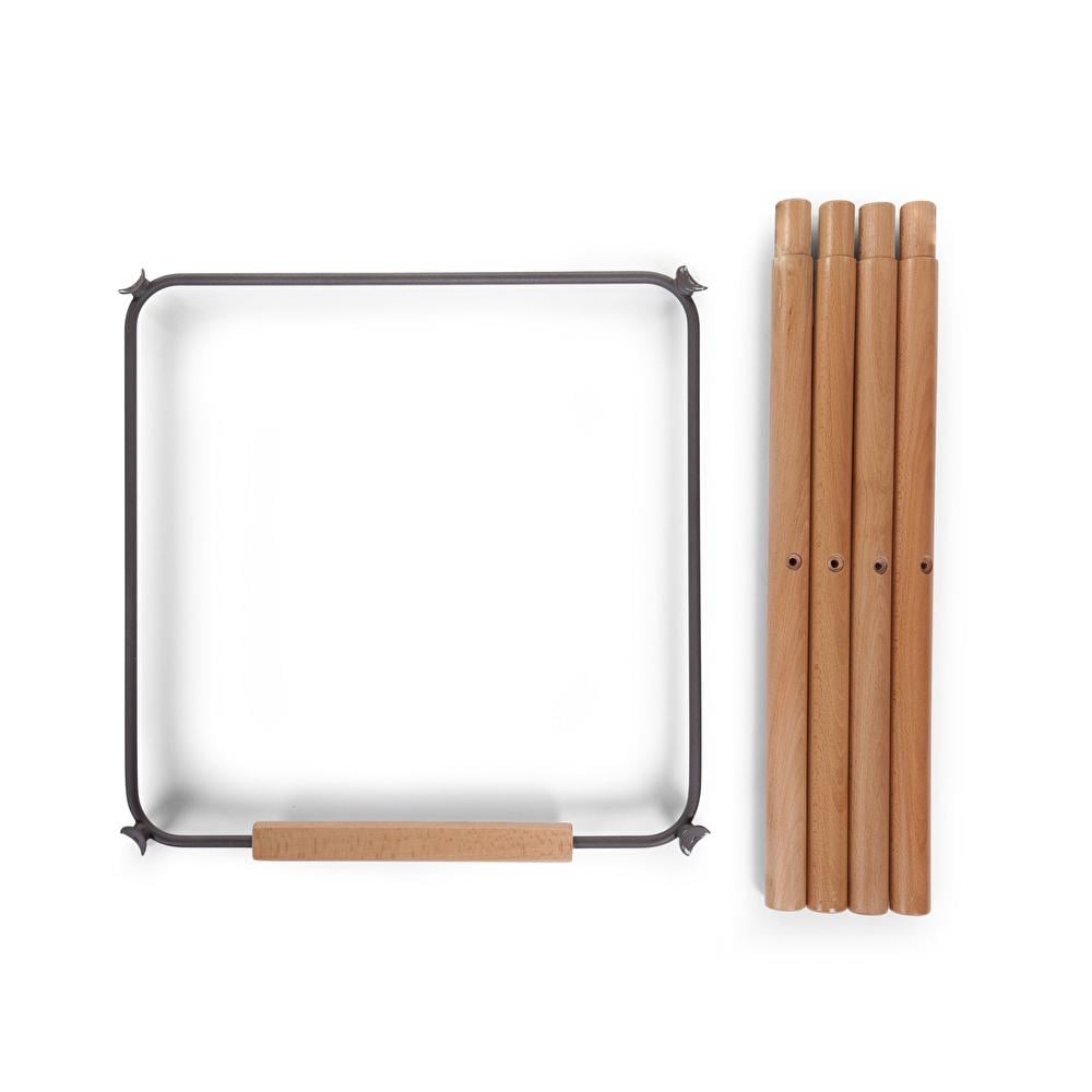 Комплект дополнительных удлинительных ножек Childhome Evolu с подножкой Natural/Anthracite (CHEVOFTNANT)