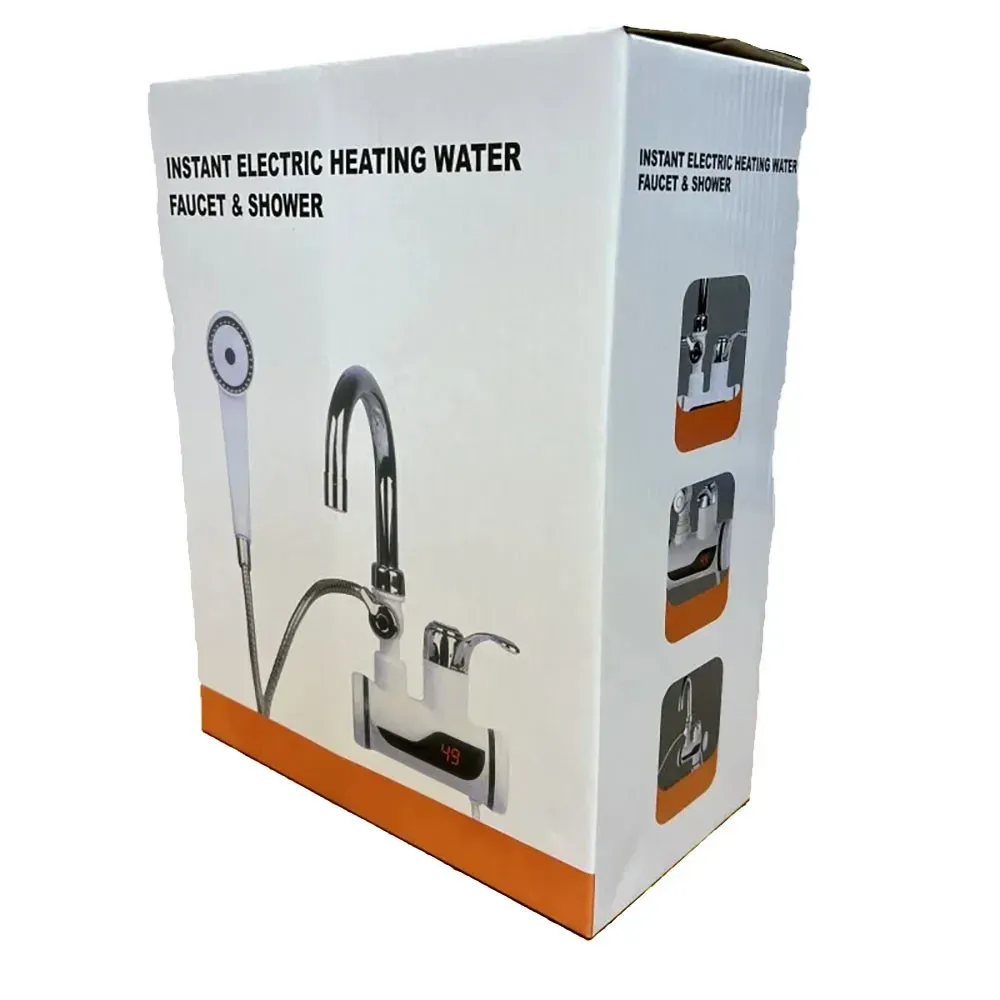 Проточный водонагреватель Delimano с LCD экраном и лейкой душем 3000 Вт (234591520) - фото 10 Проточный водонагреватель Delimano с LCD экраном и лейкой душем 3000 Вт (234591520) - фото 10