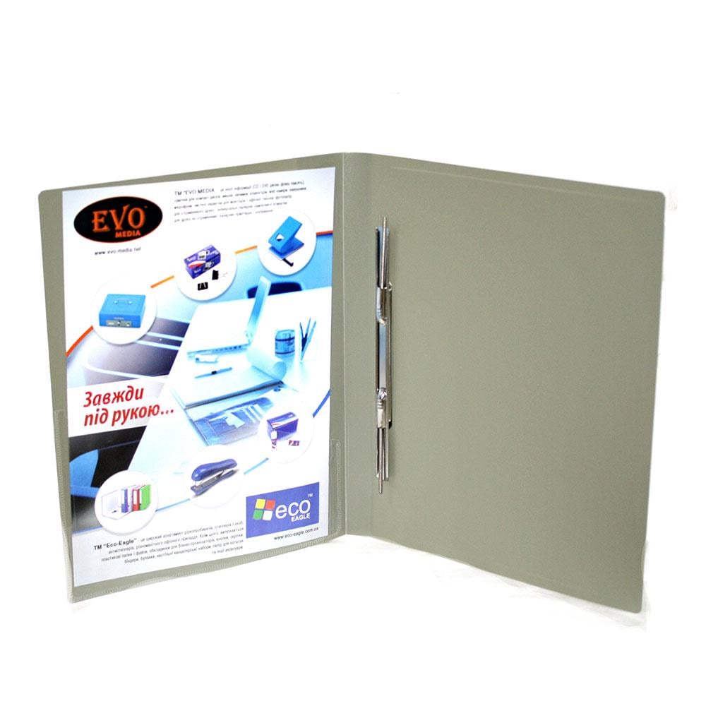 Папка-швидкозшивач Eco-Eagle з внутрішньою кишенею А4 700 мкм Сірий (2001-03 Grey) - фото 2 Папка-швидкозшивач Eco-Eagle з внутрішньою кишенею А4 700 мкм Сірий (2001-03 Grey) - фото 2