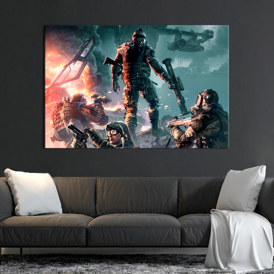 Настінний декор Комп'ютерна гра Battlefield 2042 51x34 см (A137-1)