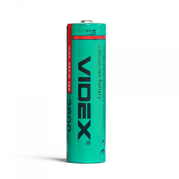 Акумулятор Videx 18650 високого струму 20A 2800mAh bulk (2686108157) - фото 2 Акумулятор Videx 18650 високого струму 20A 2800mAh bulk (2686108157) - фото 2