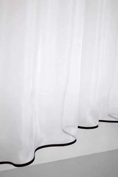 Тюль арка на кухню с ламбрекеном шифон 270х170 см Венге/Белый (025к) - фото 3 Тюль арка на кухню с ламбрекеном шифон 270х170 см Венге/Белый (025к) - фото 3