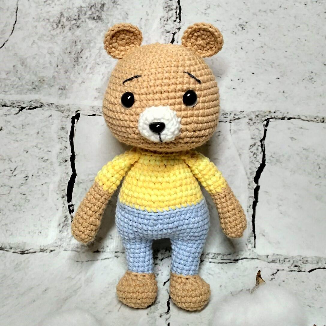 Мягкая игрушка вязаная ручной работы (202-11)