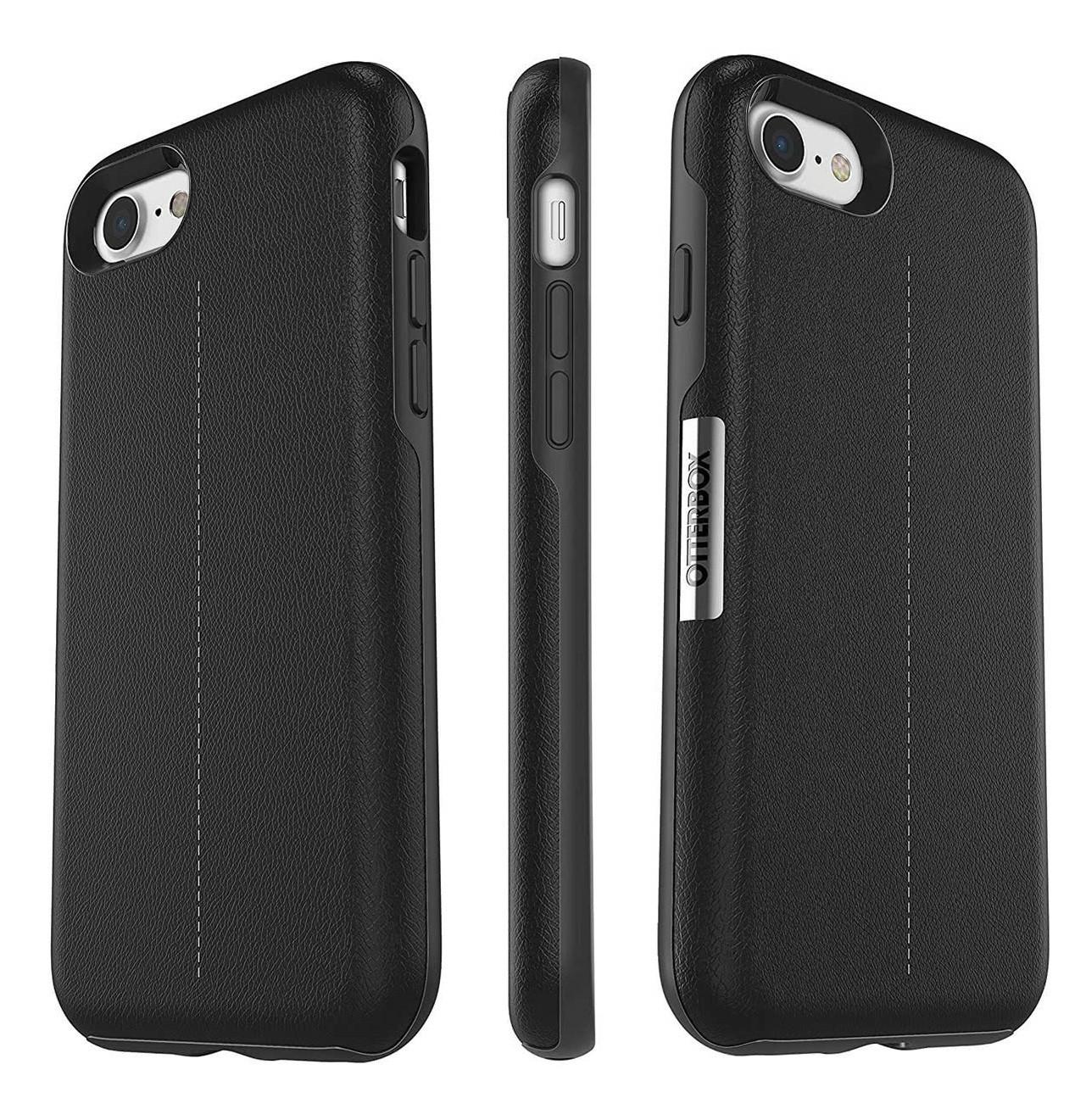 Чехол кожаный противоударный OtterBox Symmetry Strada Limited Edition для Iphone 7/8/SE 2020 Onyx