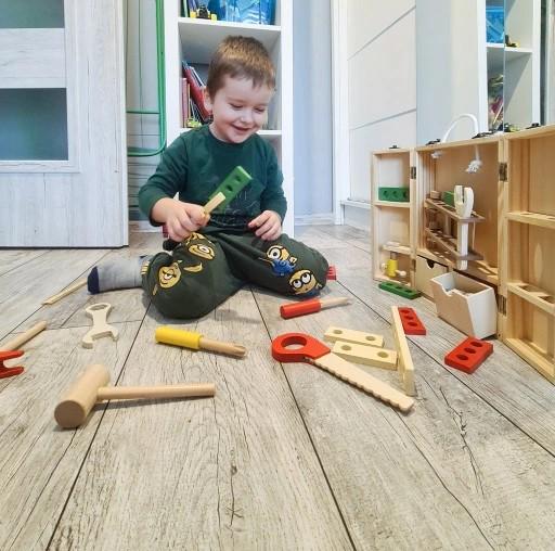 Набір дерев'яних інструментів з ящиком (22697) - фото 5