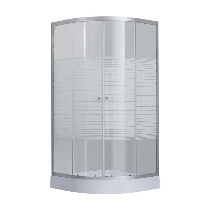 Душевая кабина Lidz Wieza LWISC8080SATLOWL 80x80x194 см профиль Сатин (74576)