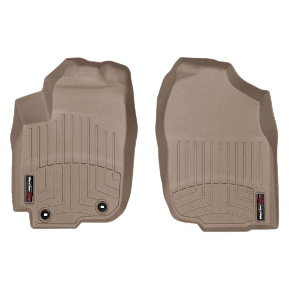 Коврики WeatherTech в салон Toyota RAV4 2013- с бортиком передние 2 шт. Бежевый (455101)