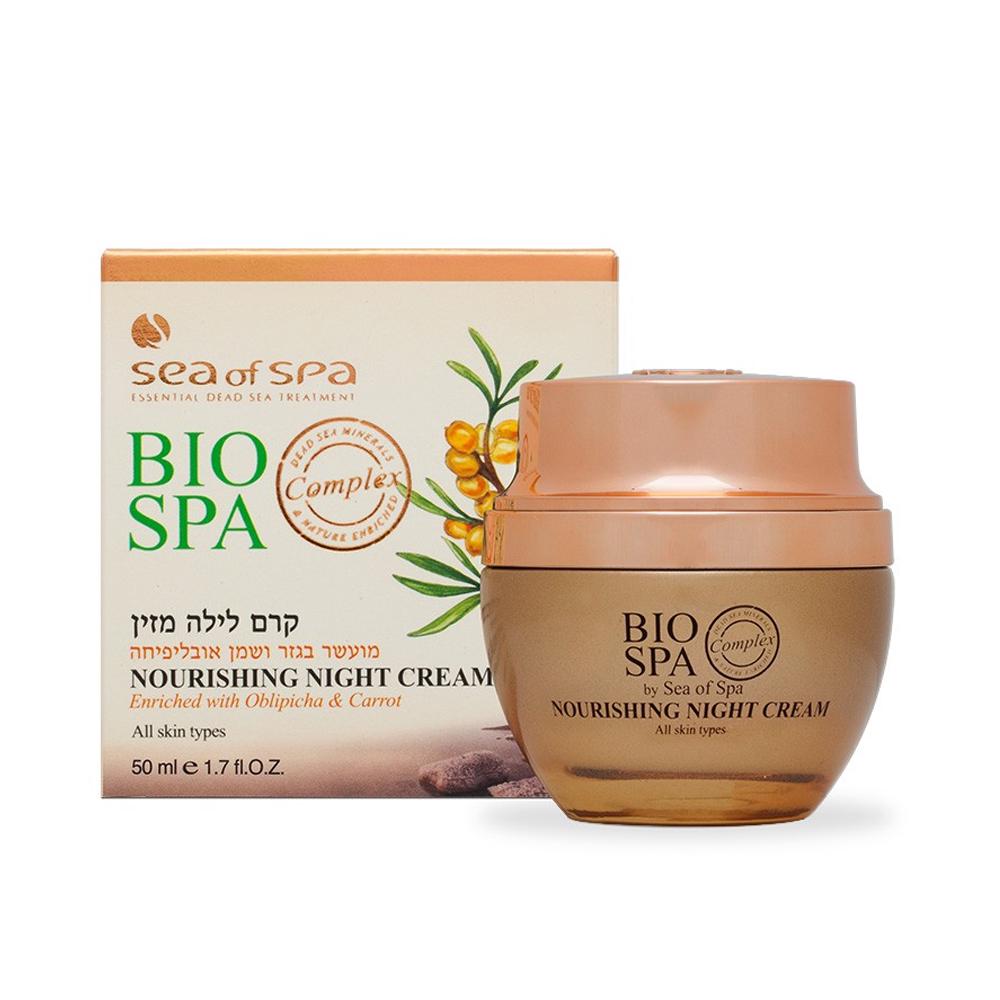 Крем для лица ночной питательный Sea of ​​Spa Bio Spa с маслами моркови и облепихи 50 мл (7290012934568)