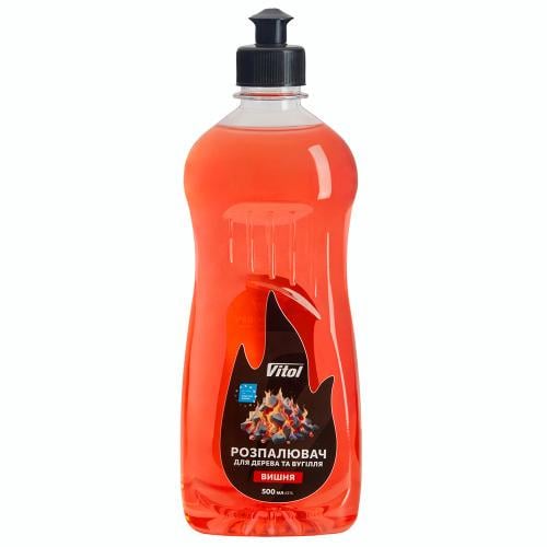 Разжигатель огня для дерева и угля Vitol Вишня 0,5 л