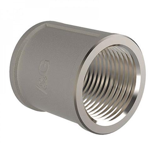 Муфта соединительная V&G VALOGIN ВхВ 1" никель (VG-204103)