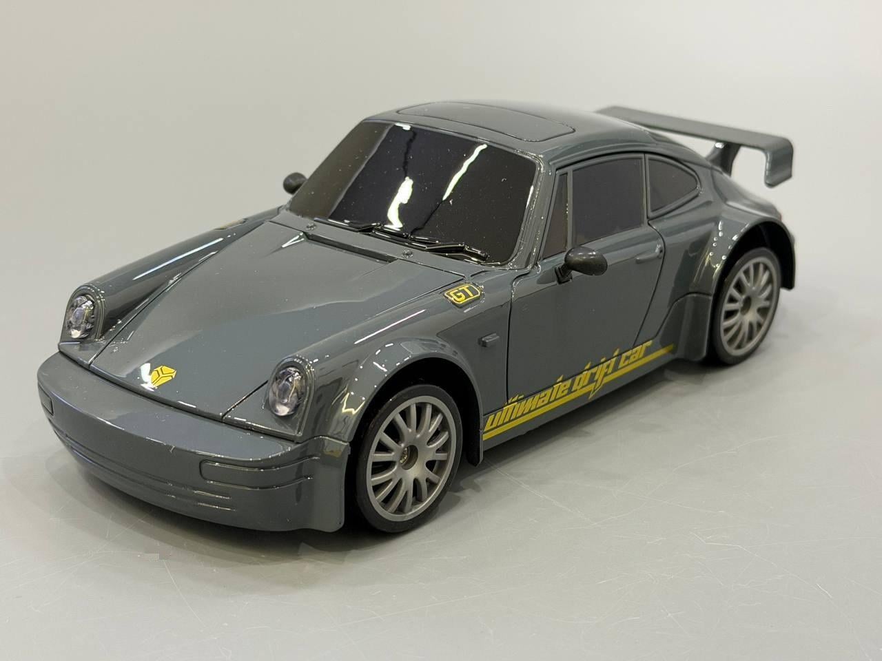 Дрифт-машина на радиоуправлении Porsche 911 полноприводная масштаб 1:24 Серая (JY-2005-6)