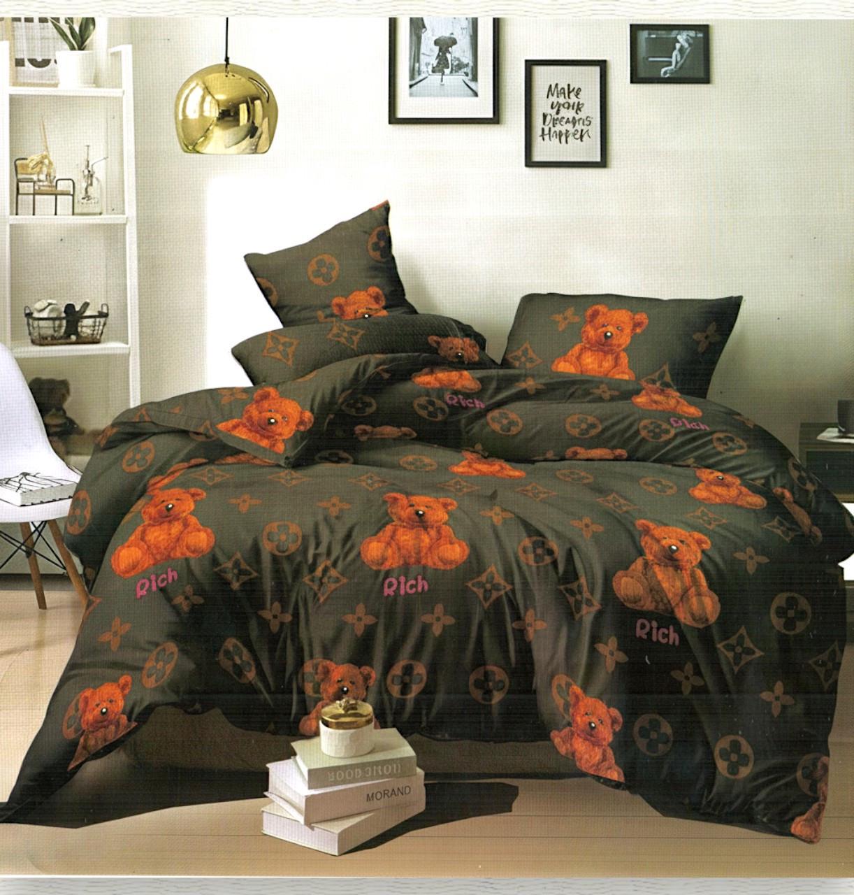 Комплект постельного белья бязь СМ-16 полуторный 150х215 см (6977) Комплект постельного белья бязь СМ-16 полуторный 150х215 см (6977)