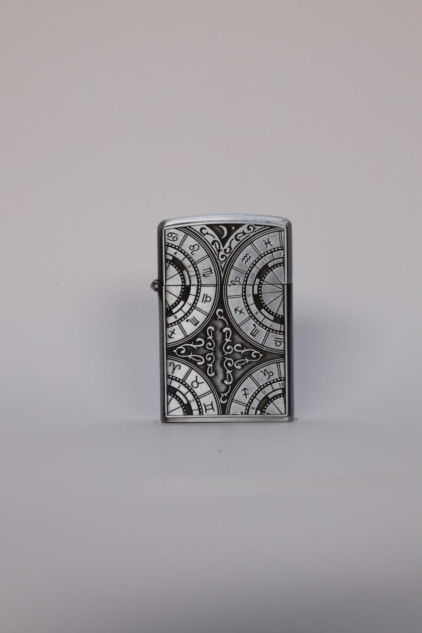 Зажигалка газовая турбо Zodiac № 10-19 Серебряный (2907872380) Зажигалка газовая турбо Zodiac № 10-19 Серебряный (2907872380)