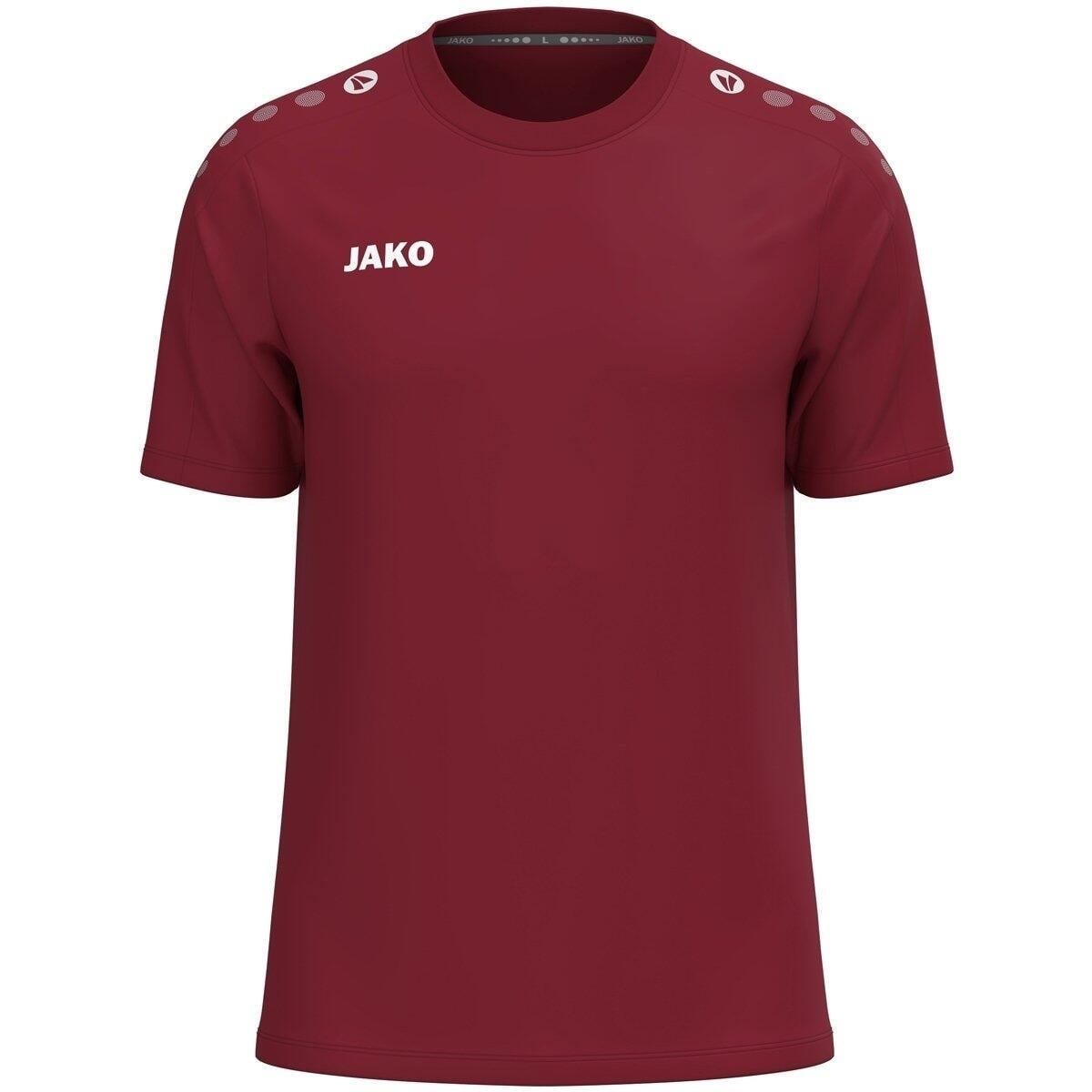 Футболка Jako ONE 6101-155 L Бордово-белый (63587-51) Футболка Jako ONE 6101-155 L Бордово-белый (63587-51)