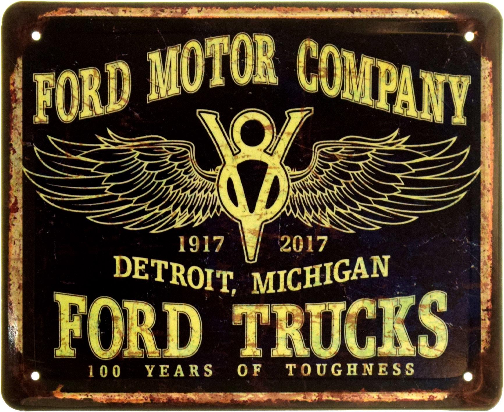 Табличка металева "Ford Motor Company Ford Truck" 18x22 см (ms-103941)