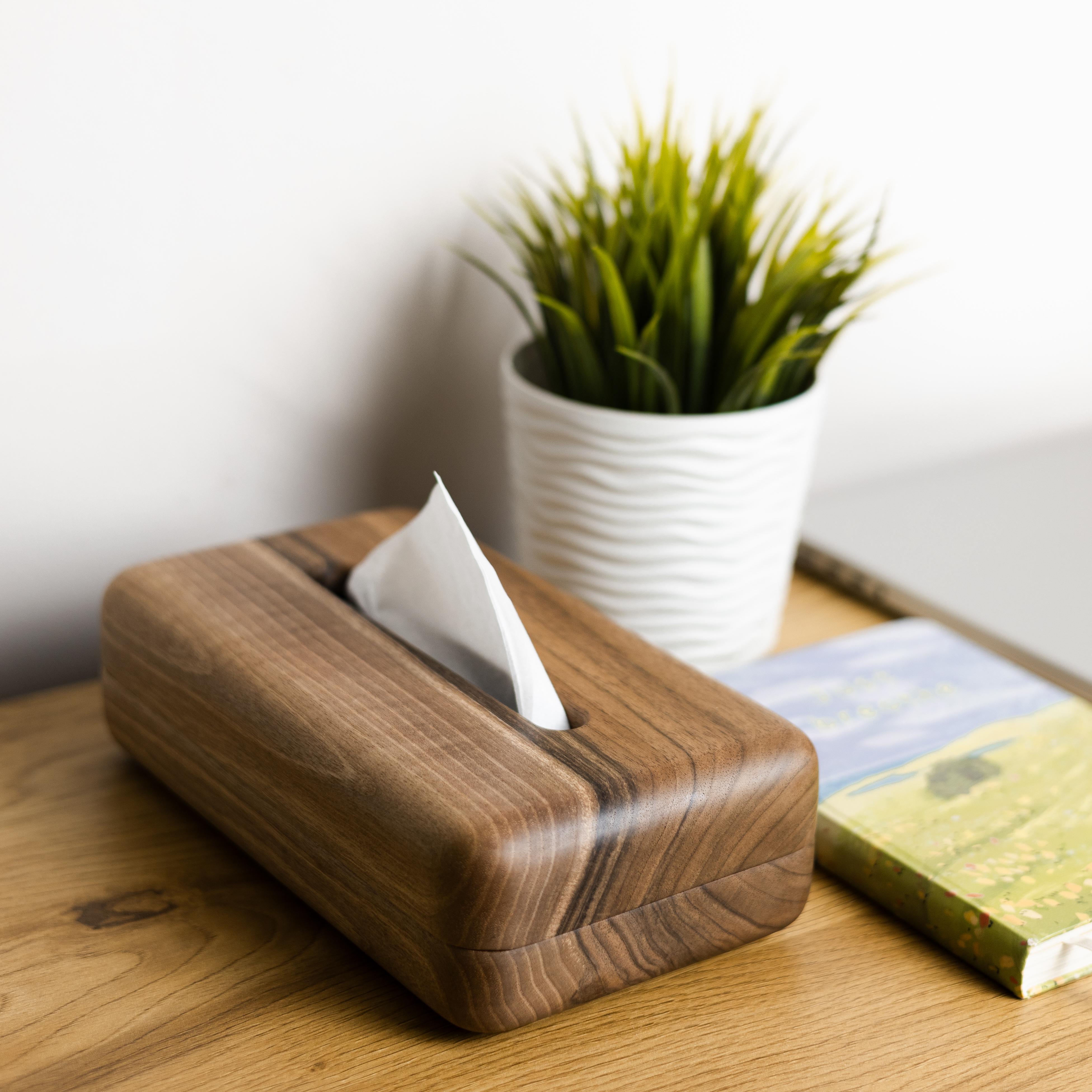 Диспенсер для серветок дерев'яний Горіх (24460419) - фото 3 Диспенсер для серветок дерев'яний Горіх (24460419) - фото 3