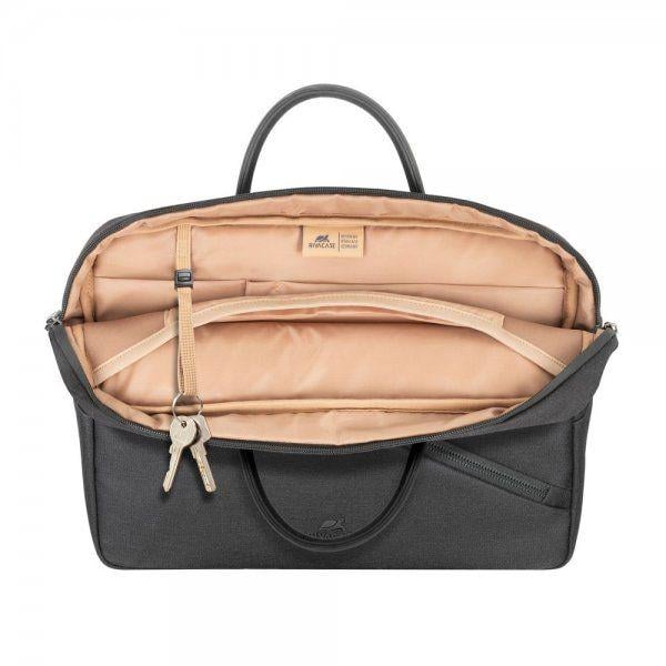 Сумка для ноутбука RivaCase 8124 Clark ECO 15" Black (1570830) - фото 9 Сумка для ноутбука RivaCase 8124 Clark ECO 15" Black (1570830) - фото 9
